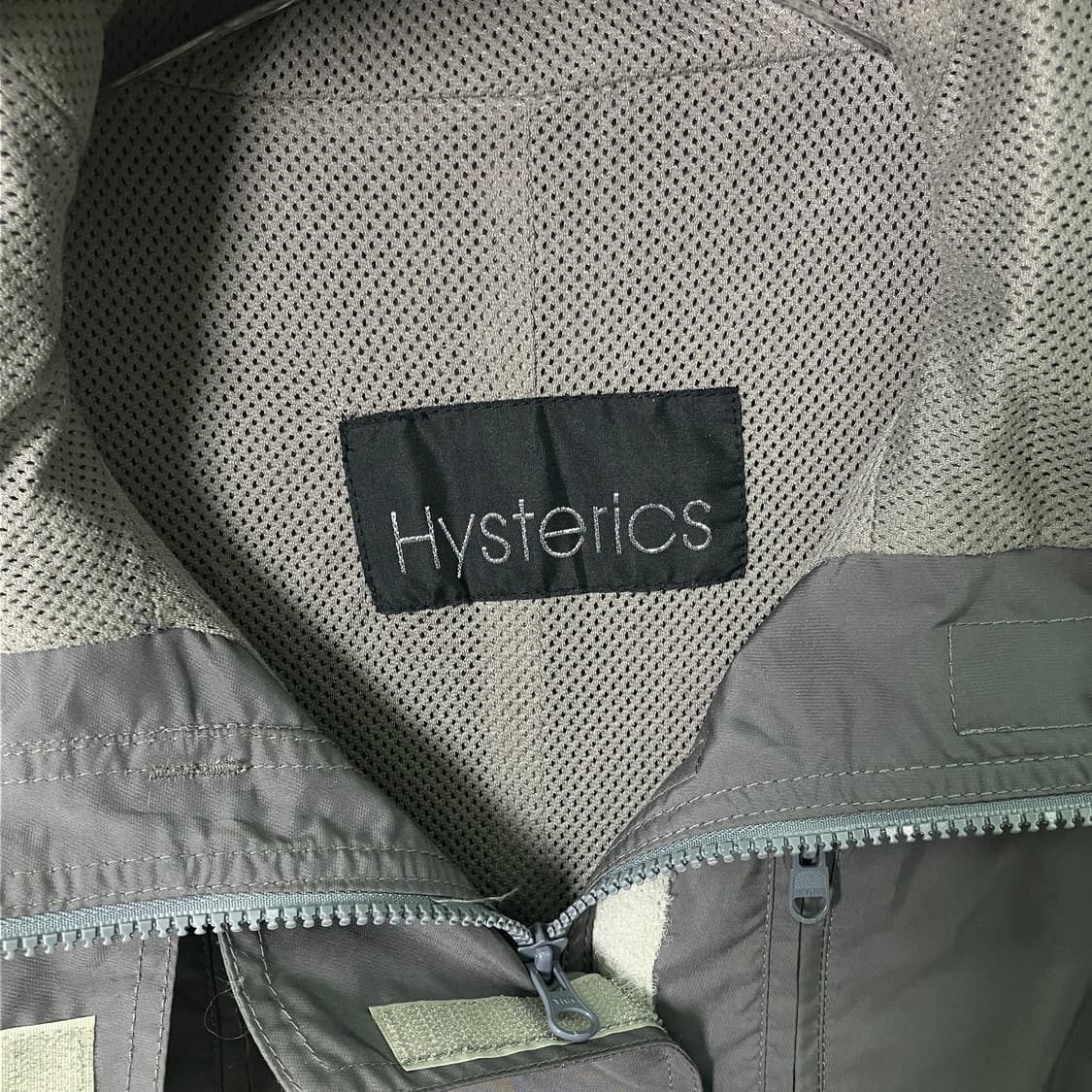 히스테릭 글래머 그레이 후드 롱 바람막이  상품이미지3