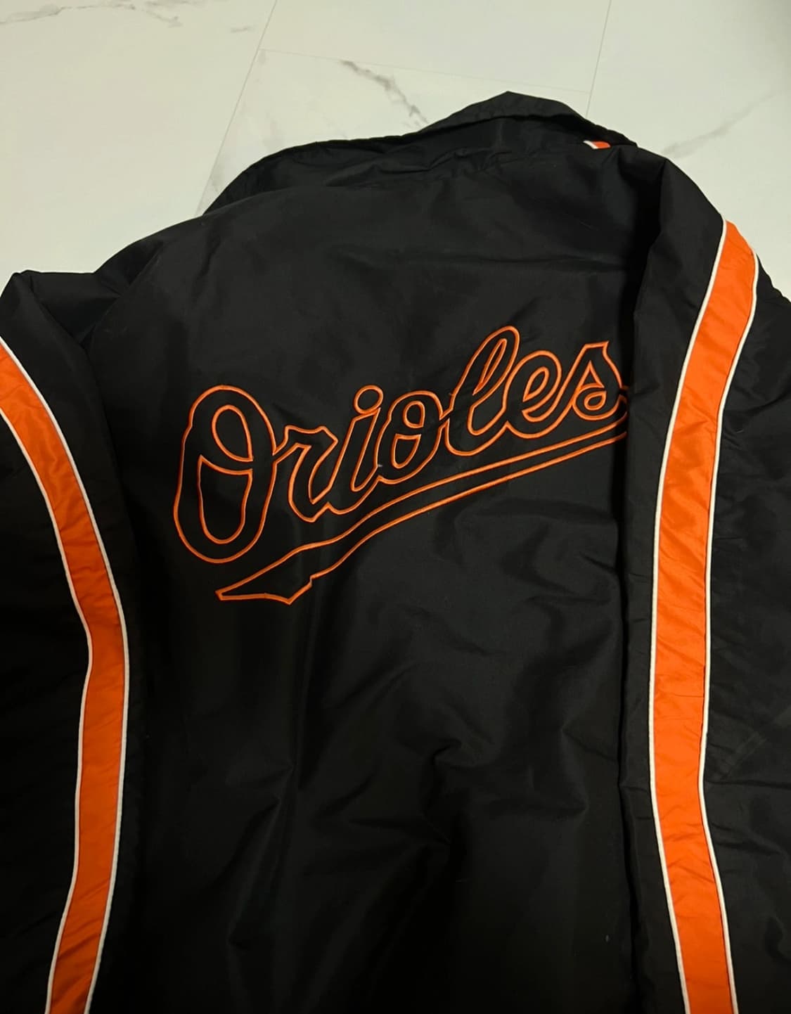 마제스틱 MLB 어센틱 볼티모어 오리올스 웜업 자켓 상품이미지1