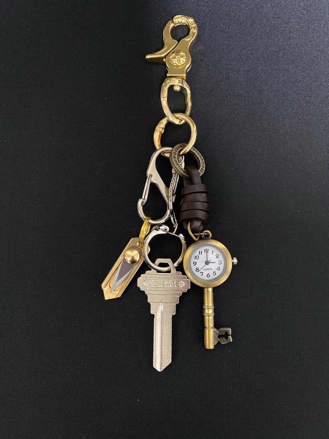 빈티지   시계 키링 상품이미지1