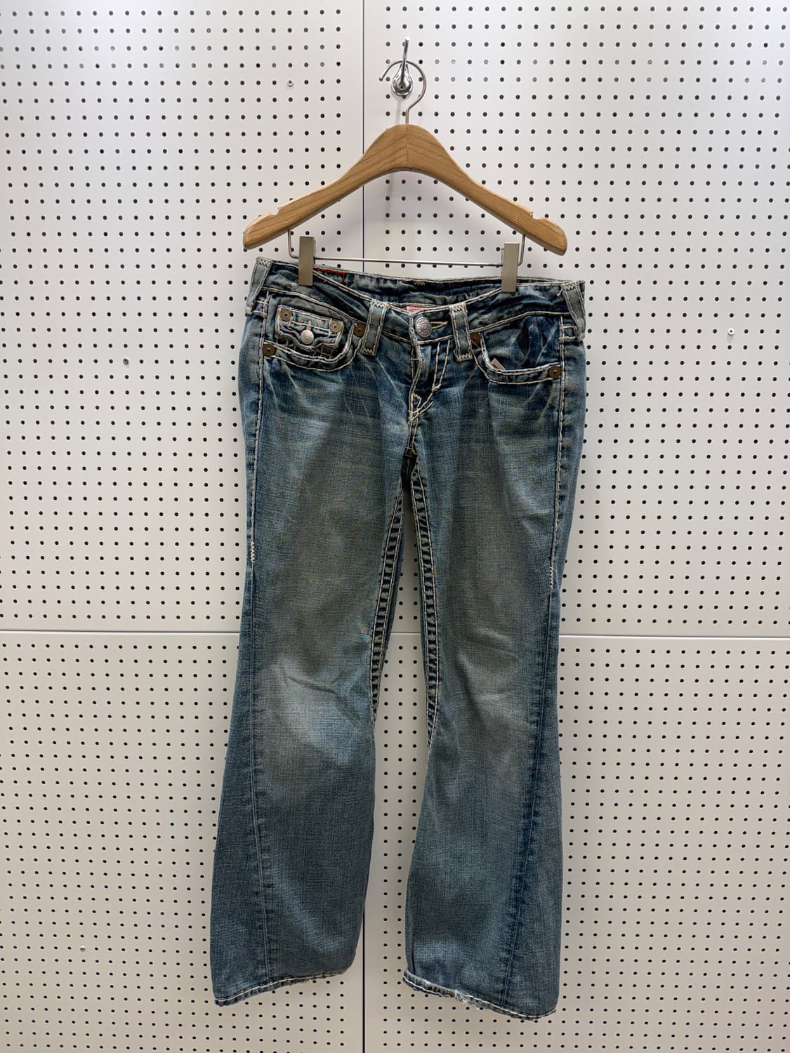 트루릴리전 플랩 포켓 워시드 데님 U499 상품이미지3