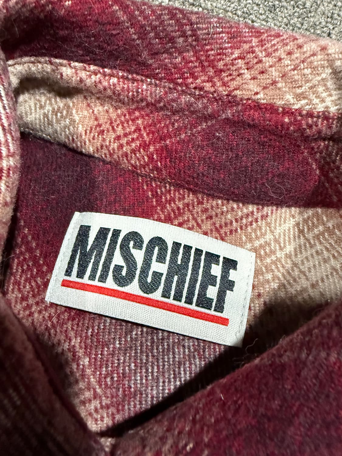 Mischief 미스치프 체크 셔츠 상품이미지3