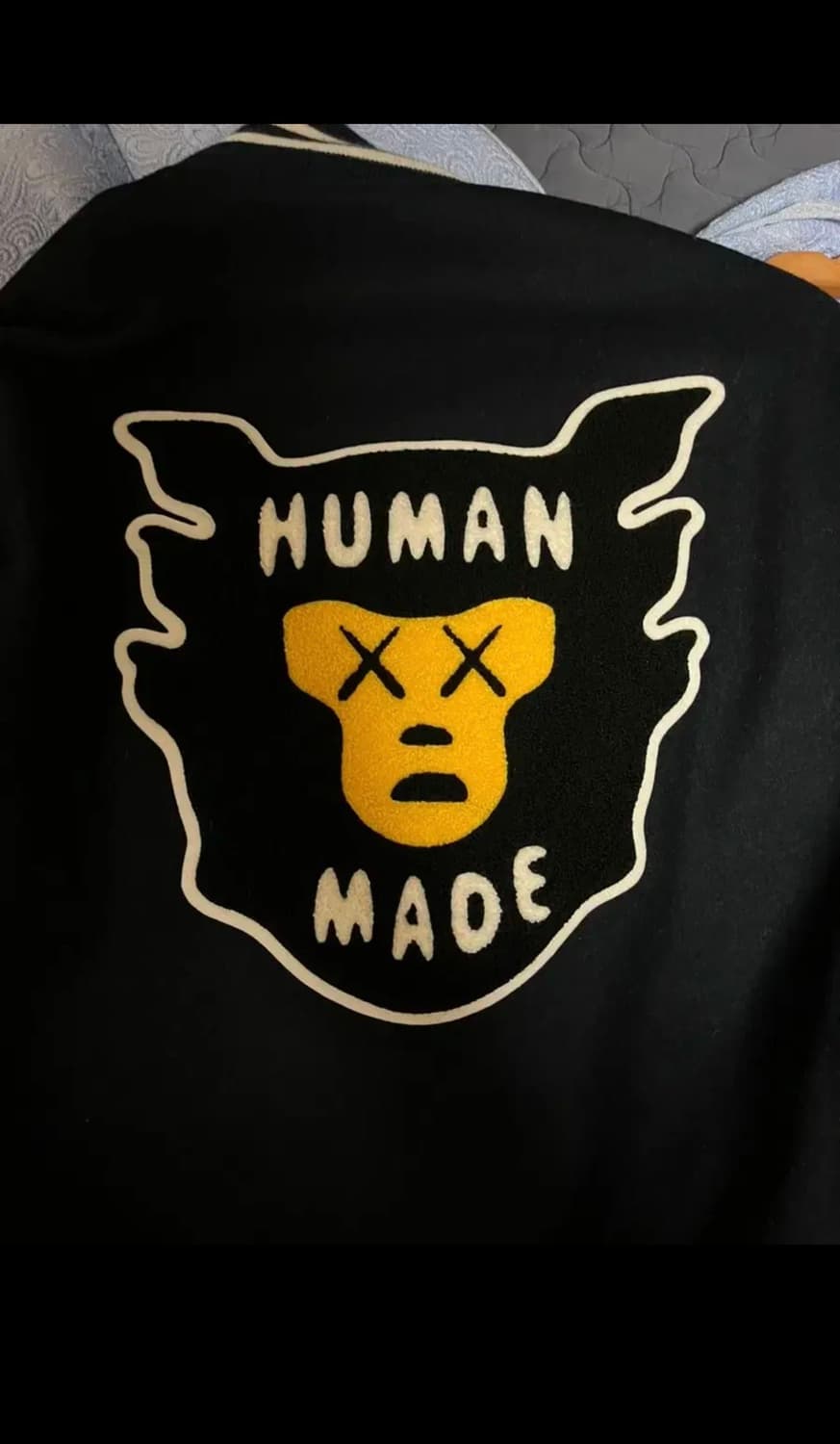 휴먼메이드 X 카우스 바시티 자켓 스타장 human made kaws 상품이미지8