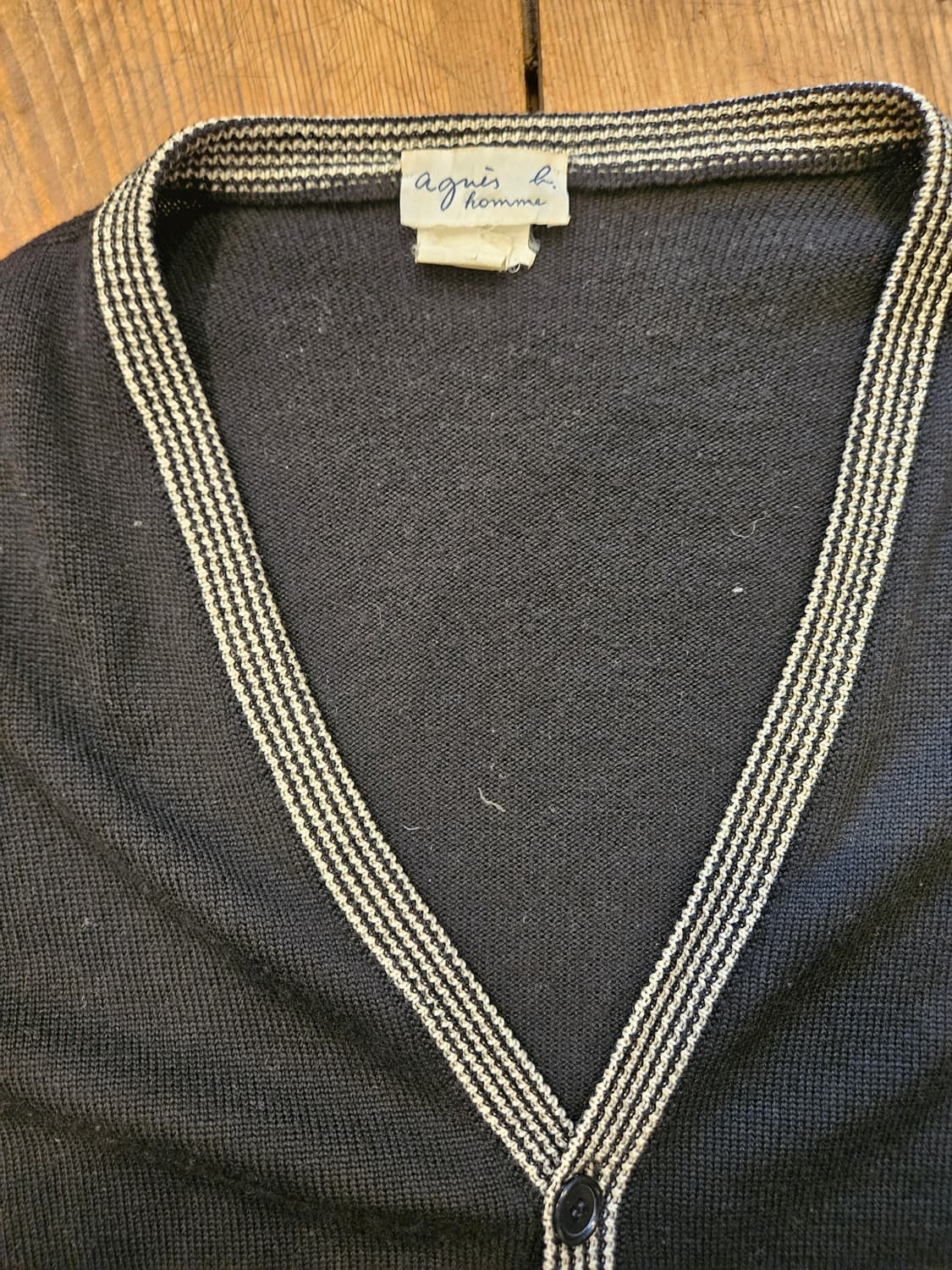 80s 빈티지 아니에스비 울 가디건 상품이미지3