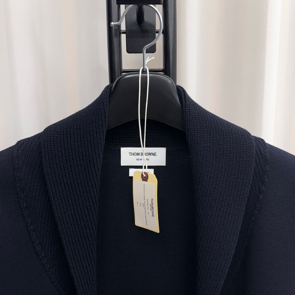 [3] 톰브라운 밀라노스티치 숄카라 가디건 상품이미지2
