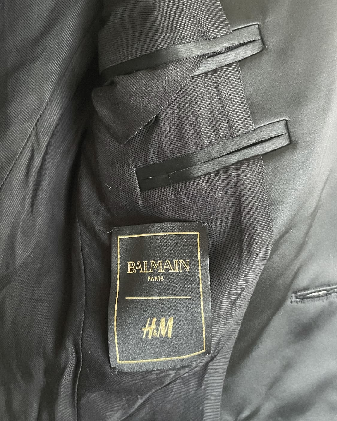 발망 x H&M 벨루어 스모킹 블레이져 상품이미지8