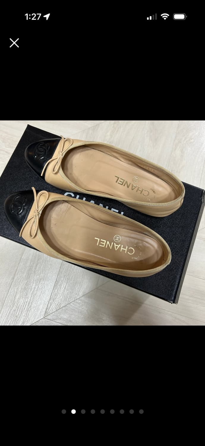 샤넬 발레리나 검베 플랫슈즈 34.5(225) 상품이미지2