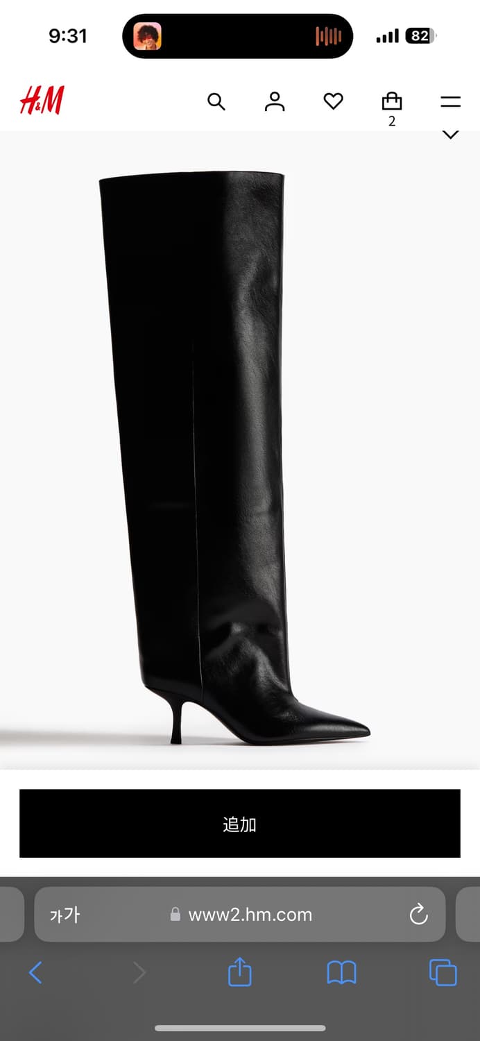 H&M 니하이 부츠 상품이미지1