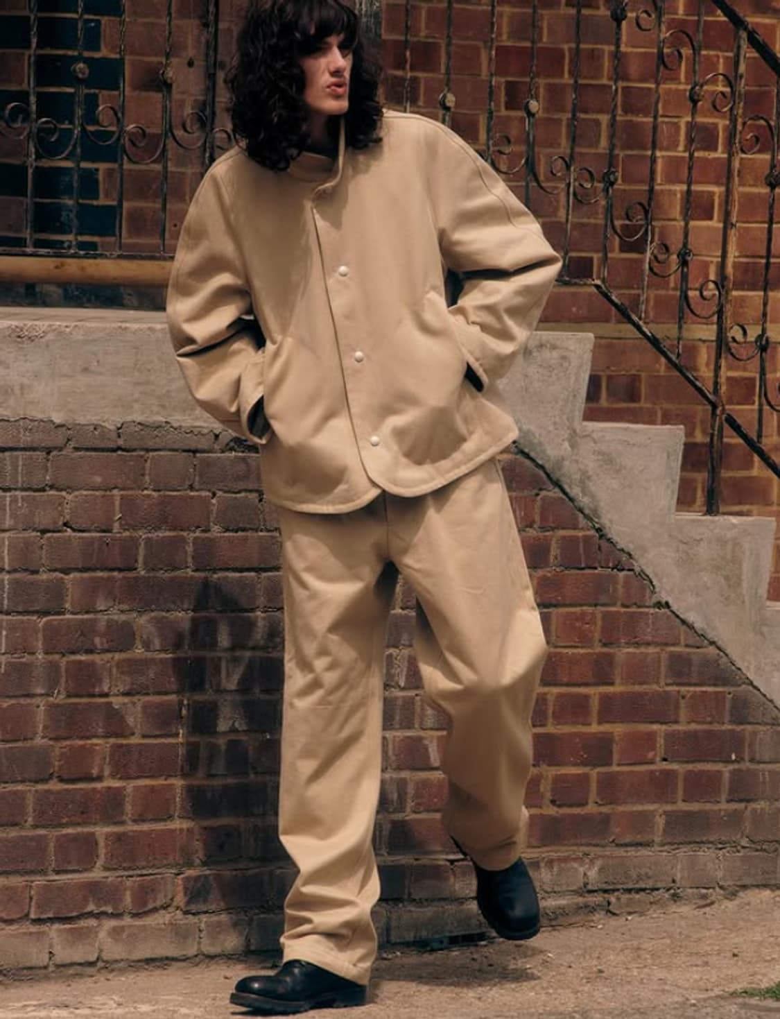 L) 3man 드릴 코튼 워크 트라우저 상품이미지5