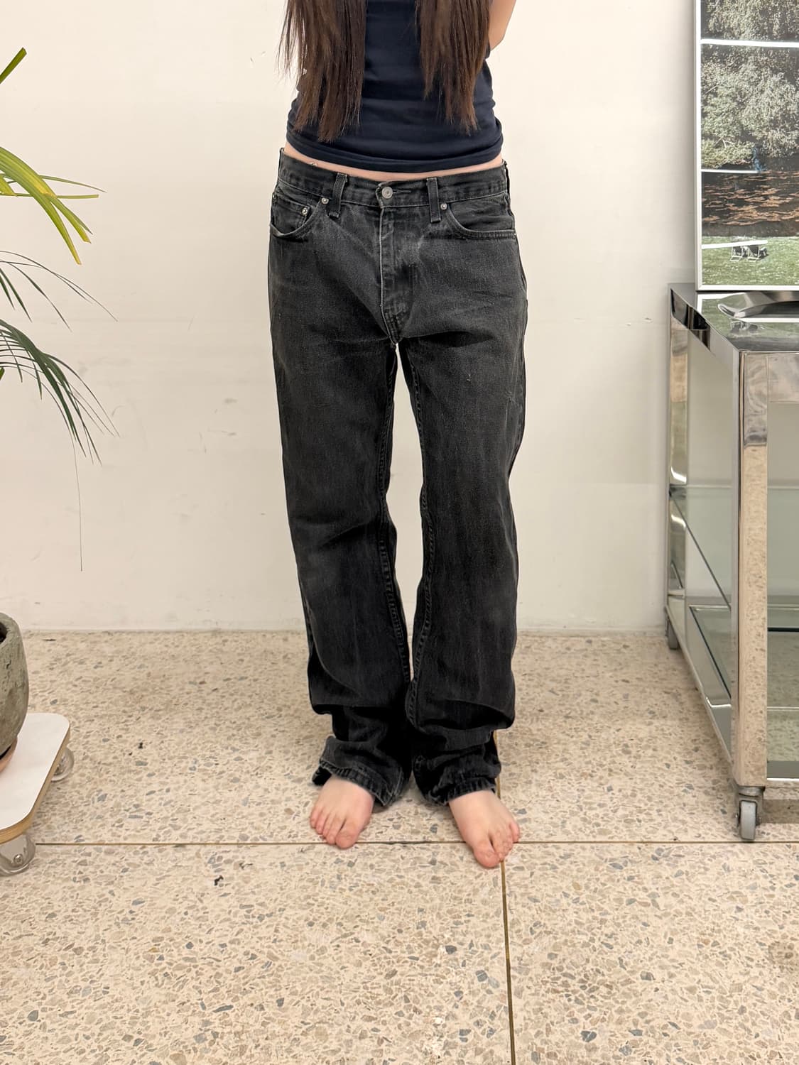 리바이스 505 레귤러 스트레이트 블랙 상품이미지1