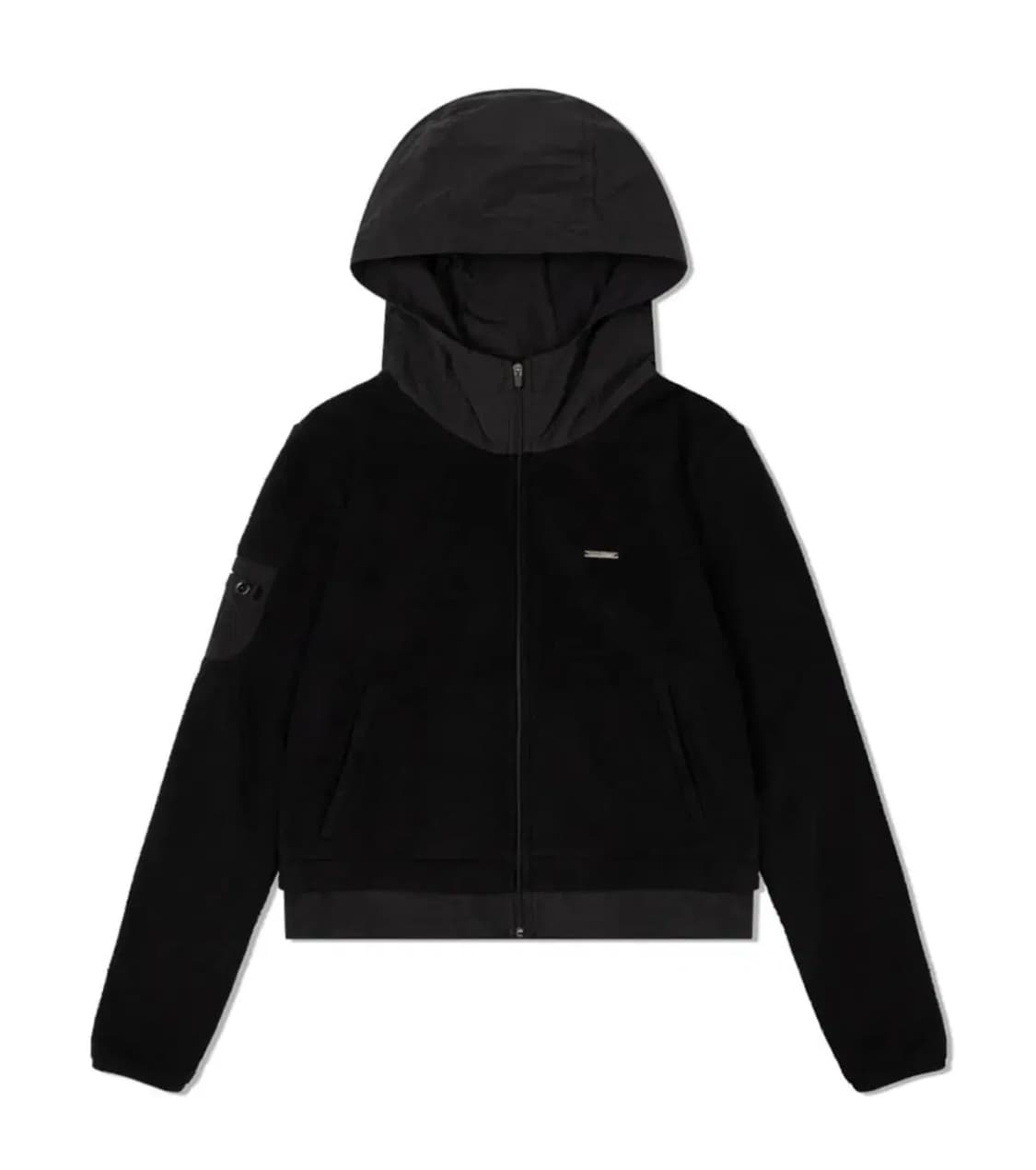미세키서울 Fleece zip-up hoodie 블랙 / 후리스 집업 상품이미지2