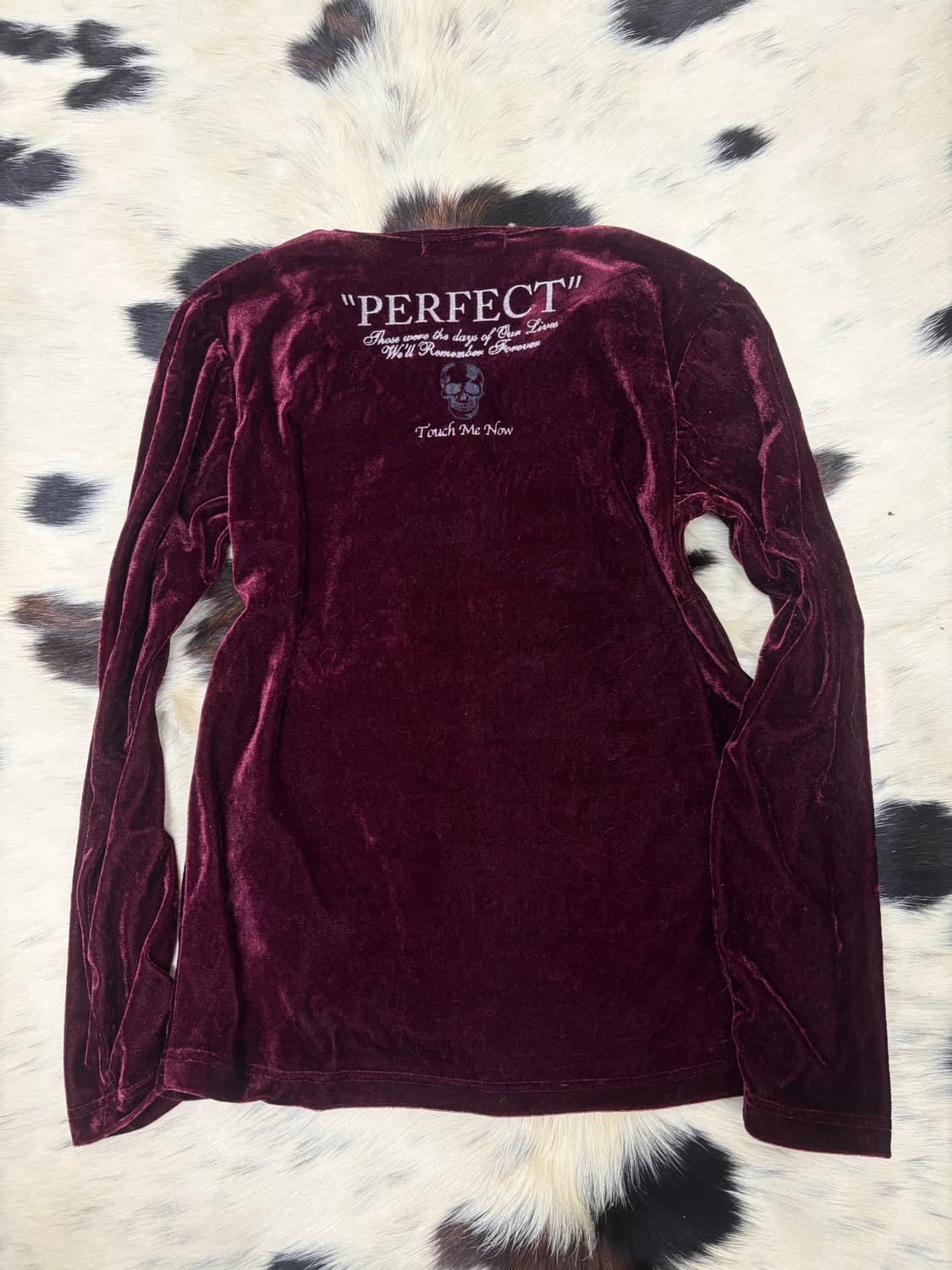 [Alpha Magic]Vkei Burgundy Velvet Sleeve 상품이미지7