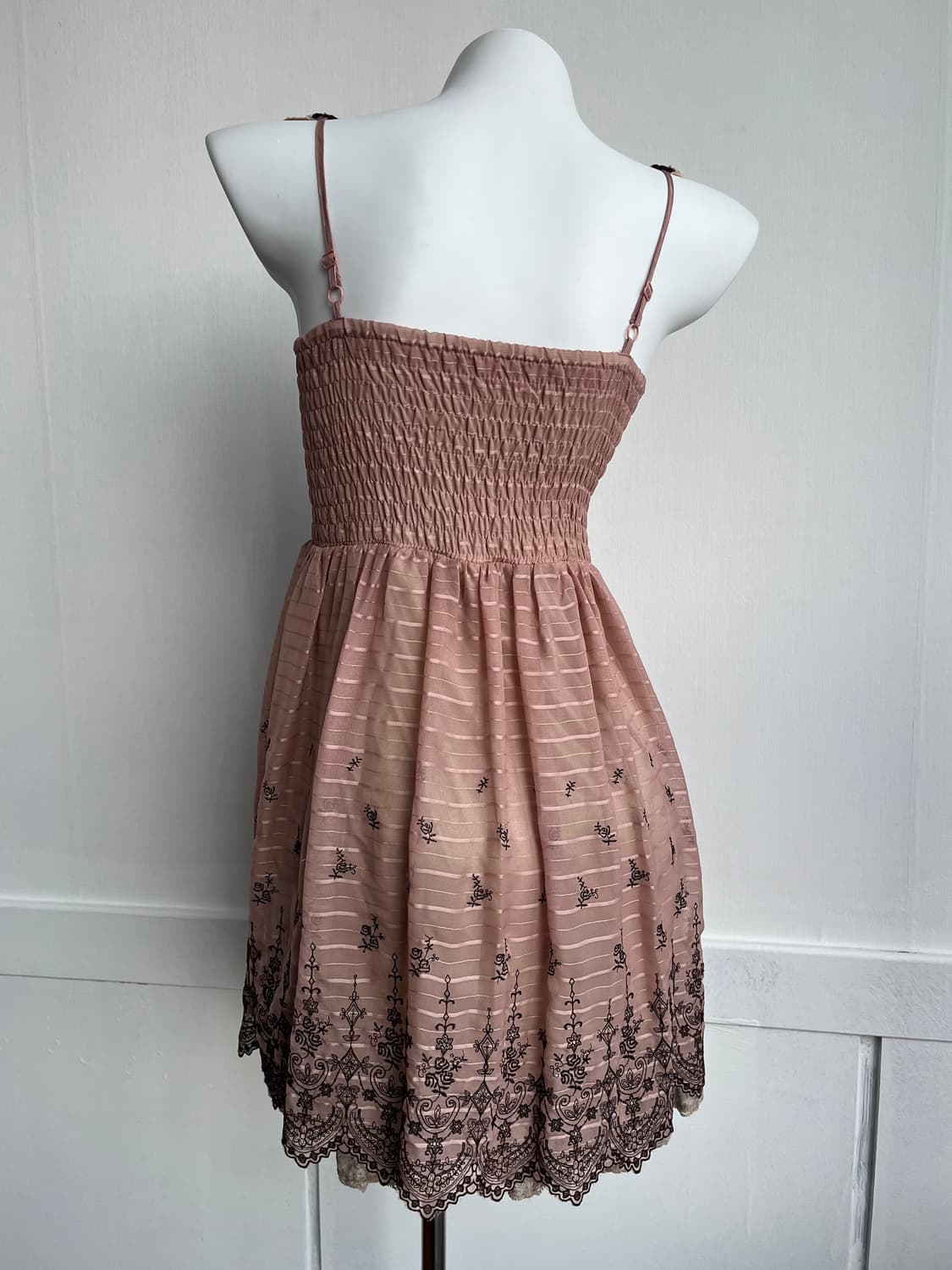 axes femme 브라운 레이스 원피스 상품이미지4