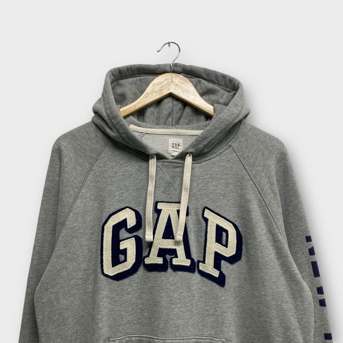 GAP로고 그레이 후드티 M  상품이미지2