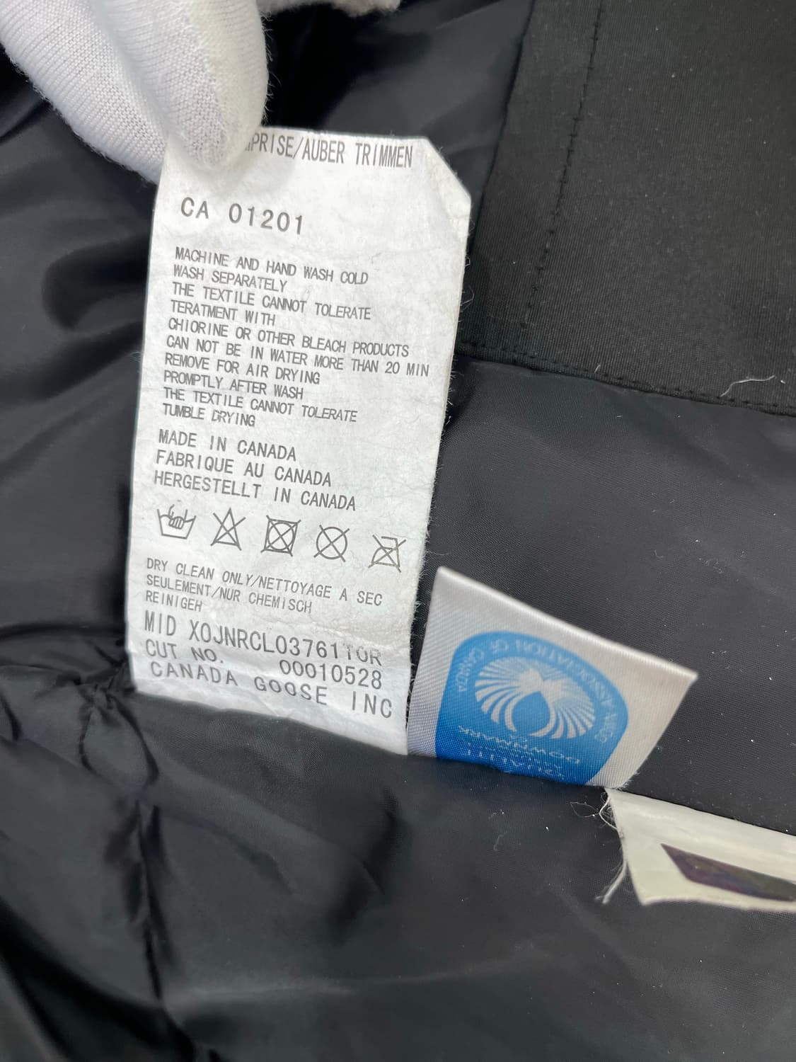 캐나다구스 블랙 패딩 S/P 상품이미지6