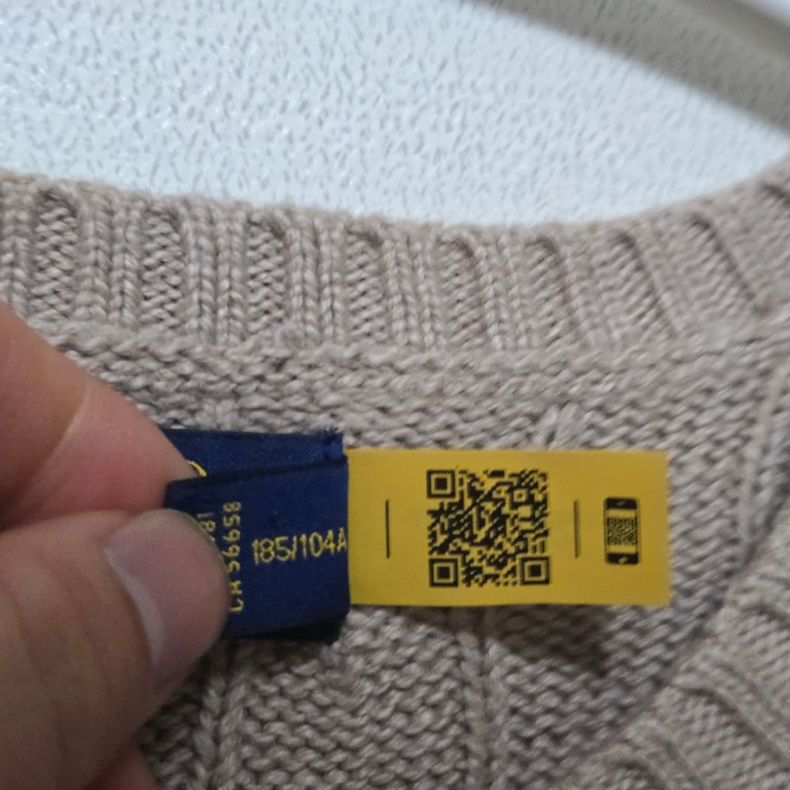 폴로랄프로렌 코튼 케이블 니트 / 남성니트 상품이미지6