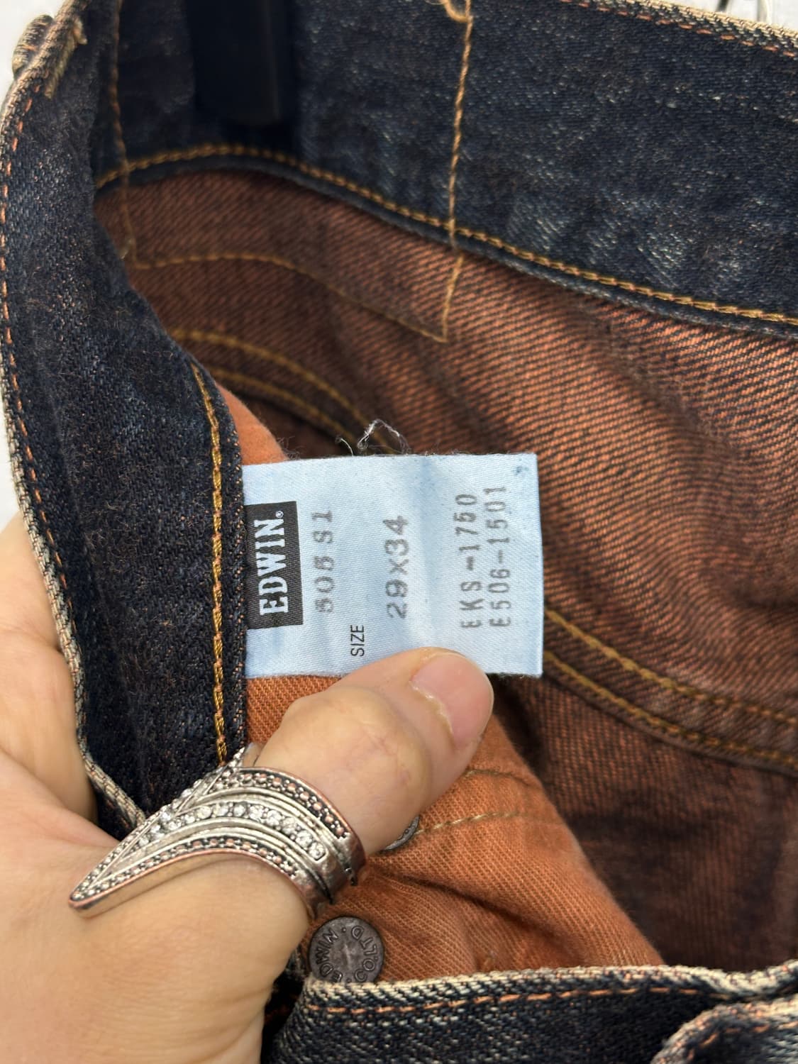 Edwin 505S1 Flare Denim Jeans 상품이미지9