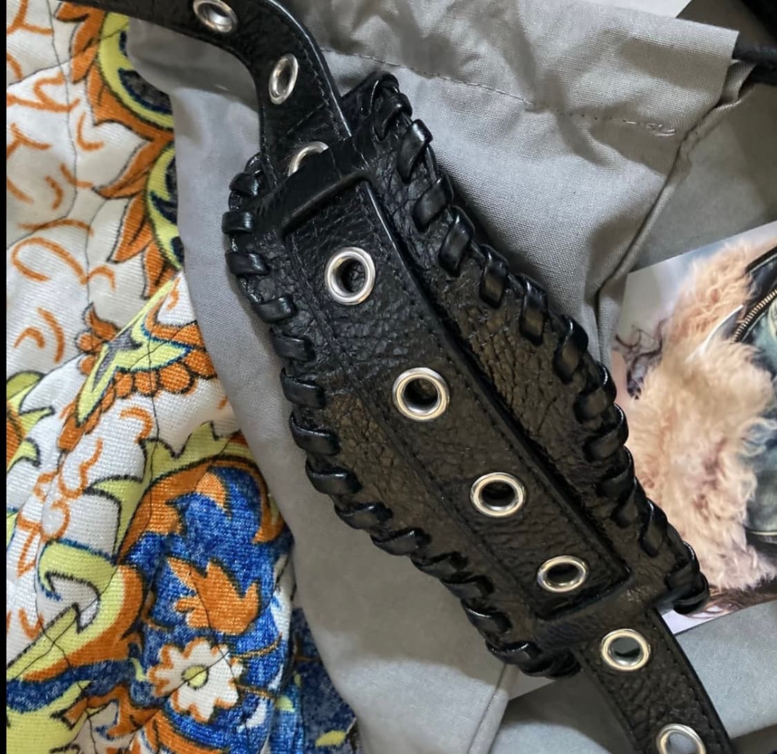 정품 Balenciaga 발렌시아가 아레나 램스킨 르 카골 xs 플립백 상품이미지9