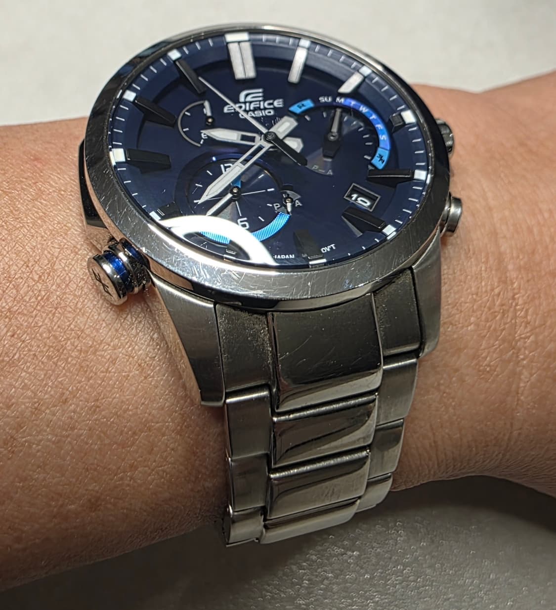 카시오 CASIO 에디피스 메탈시계 EQB-700D 블루투스 시계 상품이미지3