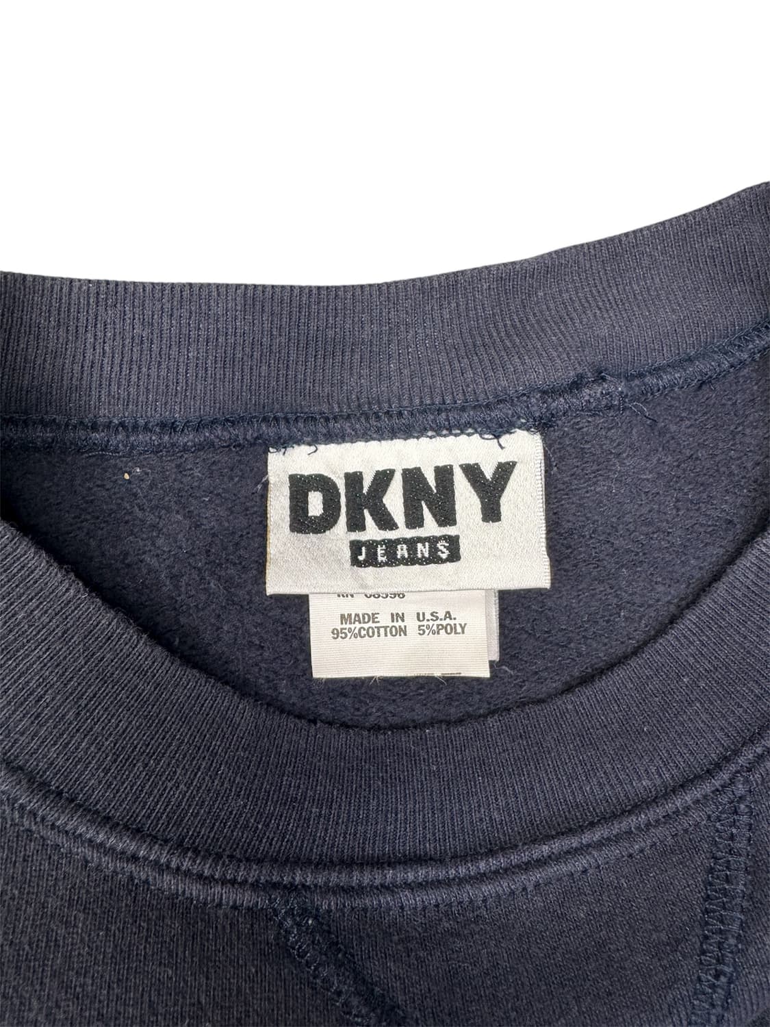 빈티지 90s DKNY NYC 네이지 스웻셔츠 맨투맨 OS 상품이미지3
