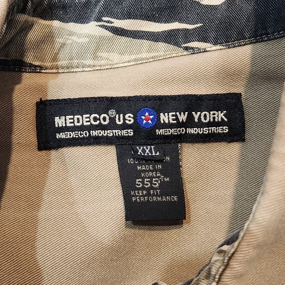 메데코 뉴욕 밀리터리 카모플라주 워크셔츠 2XL 상품이미지2