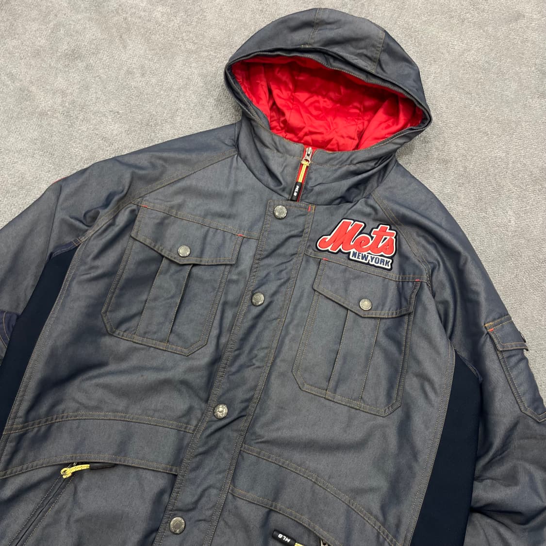 100 MLB 뉴욕 메츠 후드 야구 점퍼 상품이미지2