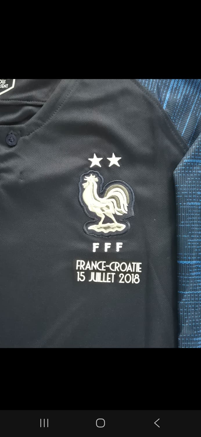 2018 월드컵 프랑스 그리즈만 국대 긴팔유니폼 L사이즈 상품이미지4