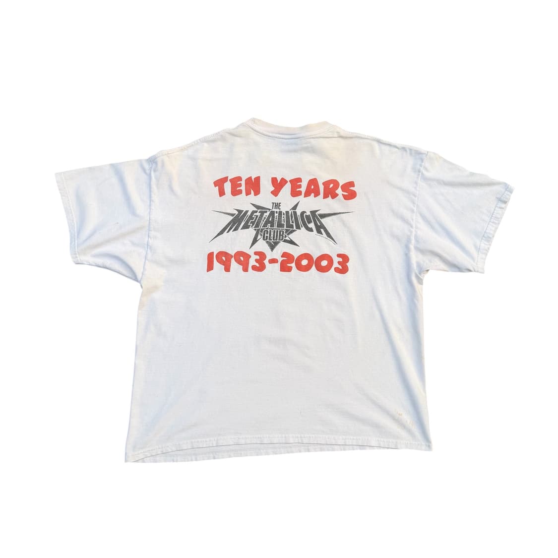 빈티지 00s 메탈리카Metallica Club 10th Band TEE 상품이미지2