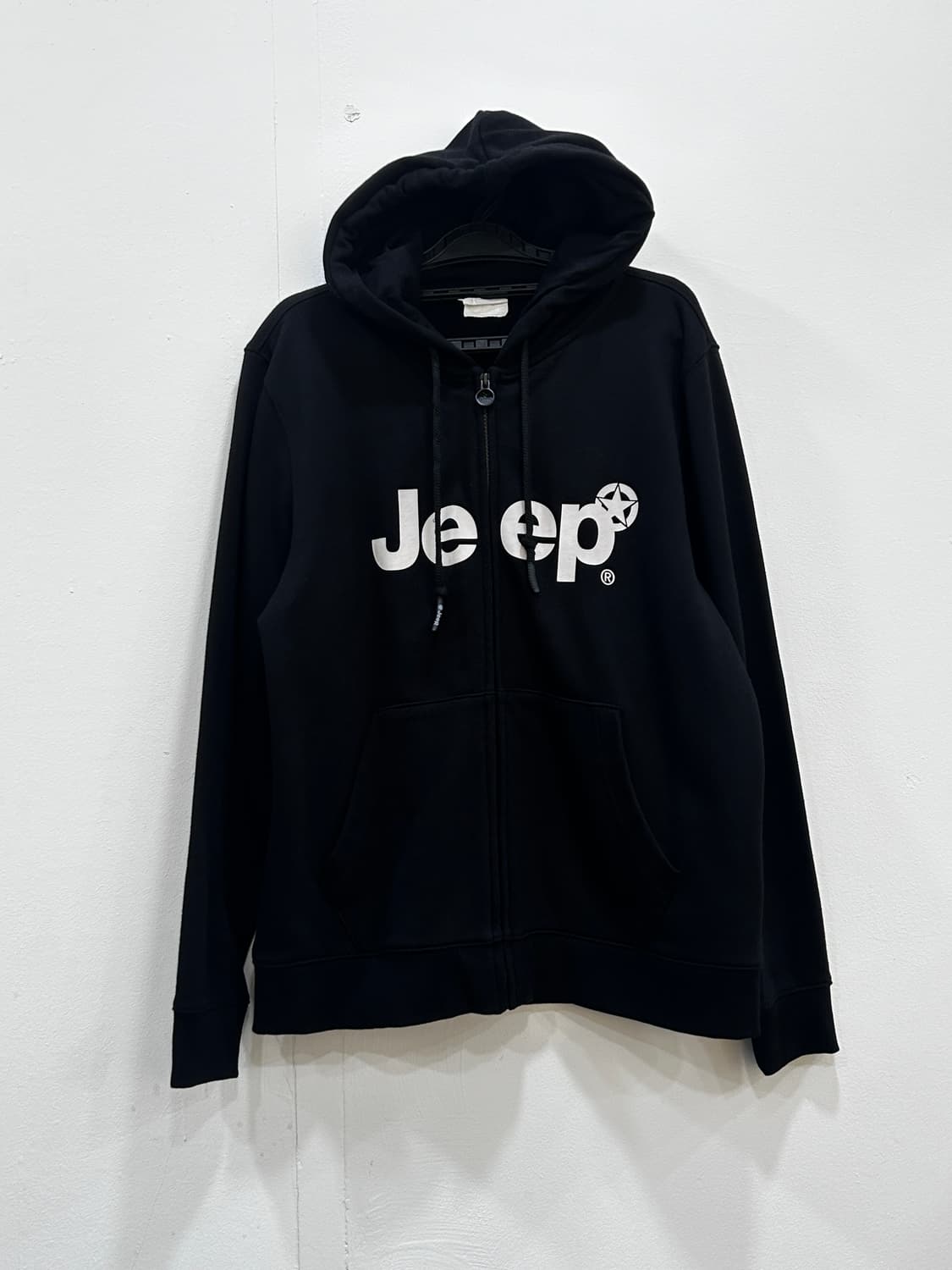 지프 Jeep 블랙 후드집업 남성 XL 105사이즈 상품이미지6