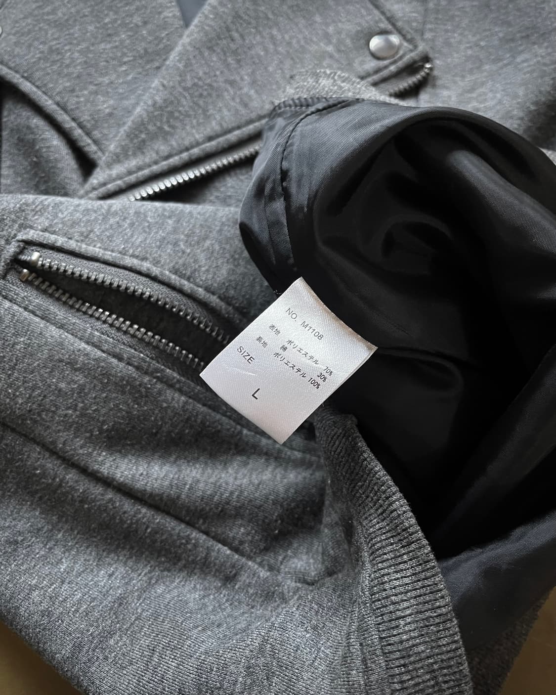 Imp Japan Gothic Gray Sweat Rider Jacket 상품이미지8