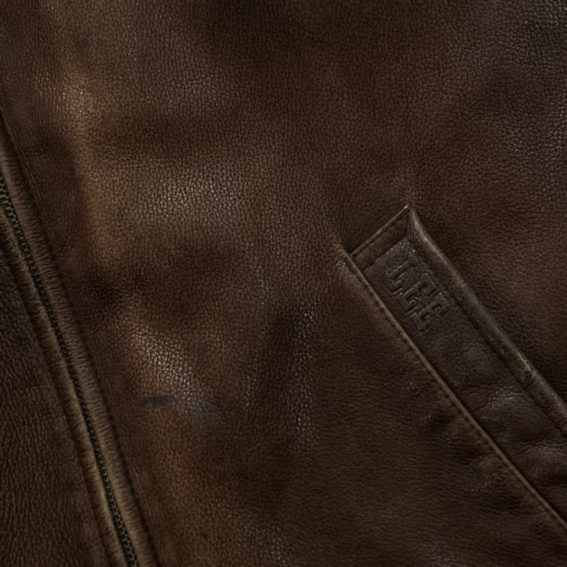 100 LEE 90s 소가죽 레더 자켓  상품이미지4