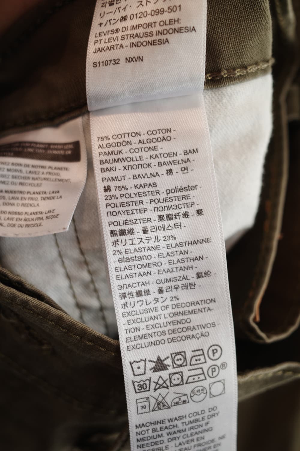 Levis 리바이스 502 코튼팬츠 (33인치) 상품이미지4