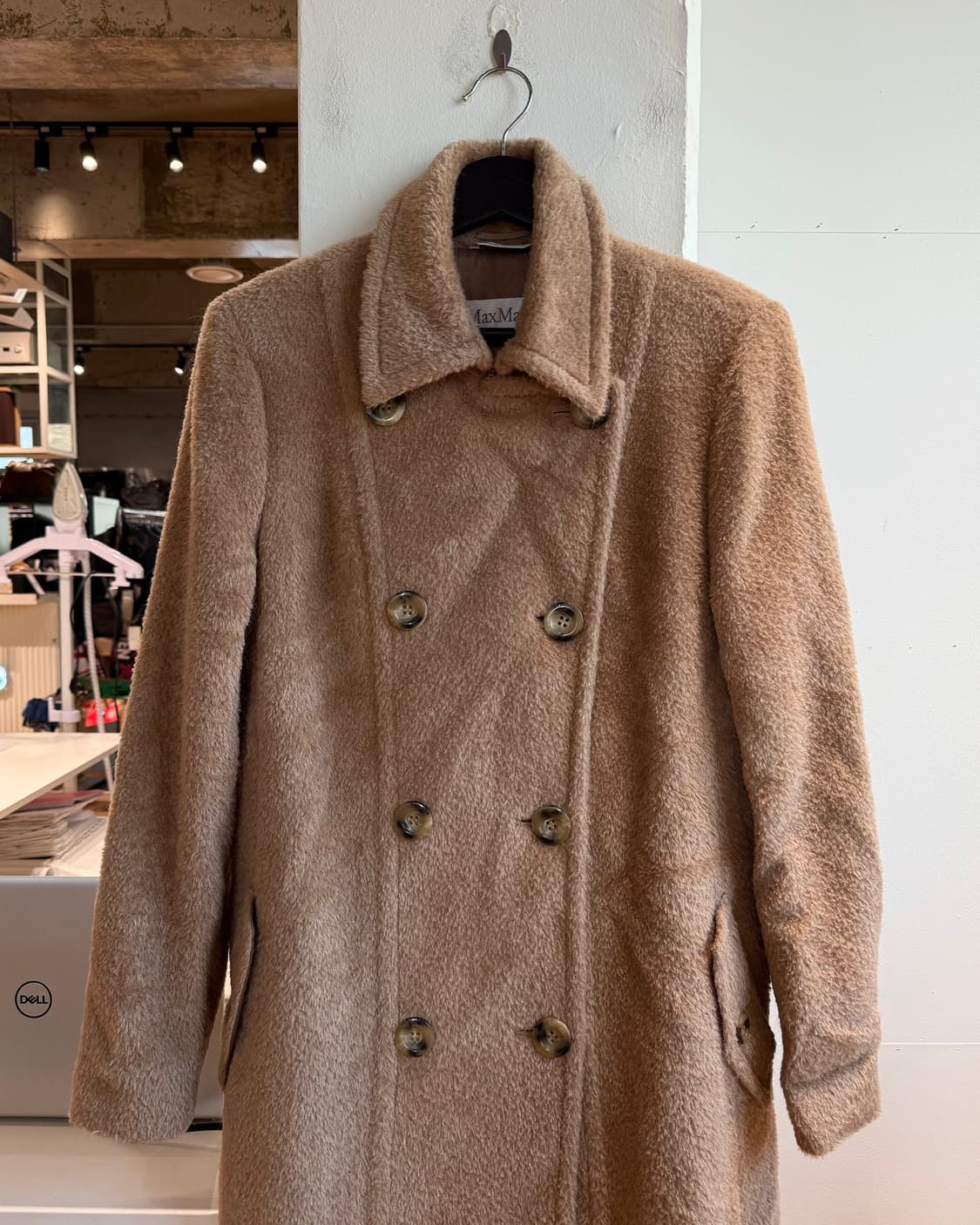 막스마라 브라운 테디 베어 더블 코트  상품이미지3