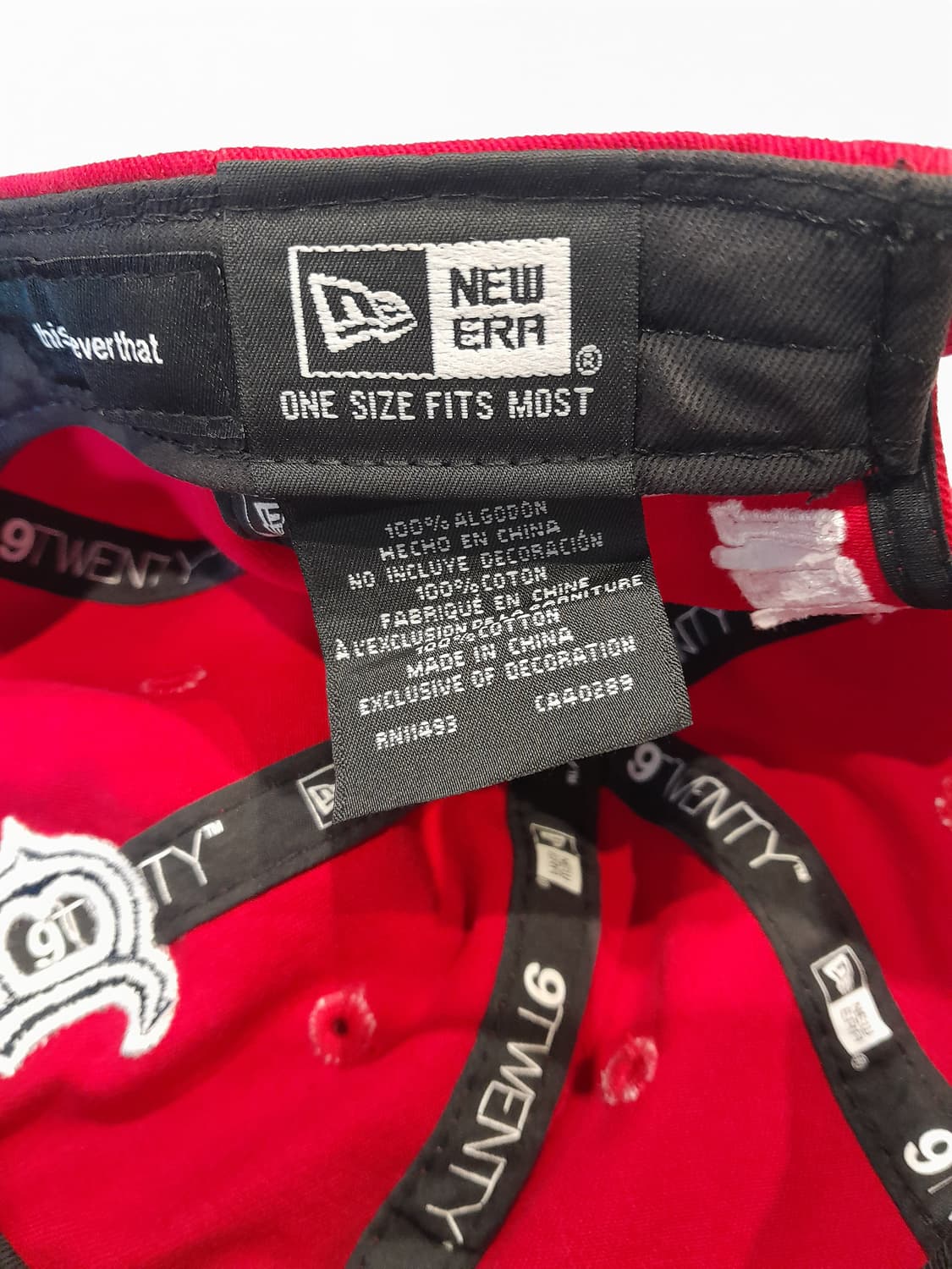 💥디스이즈네버댓 x 뉴에라 보스턴 볼캡 (레드)
 상품이미지9