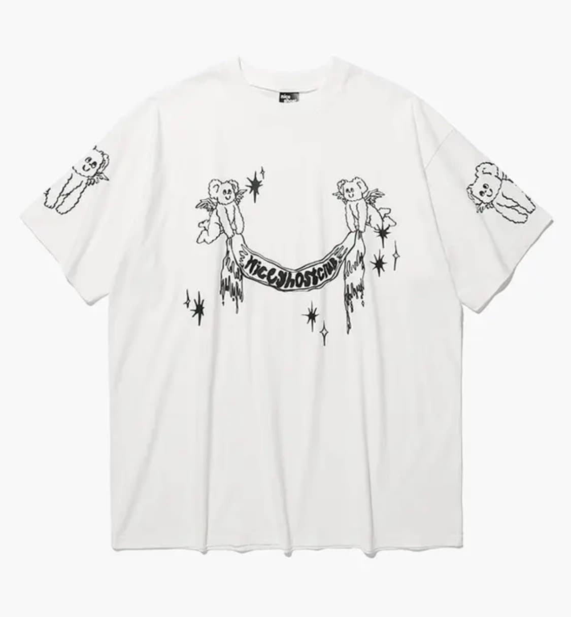 나이스고스트클럽 HEAVENLY BEAR ANGEL BIG BIG TEE 상품이미지1