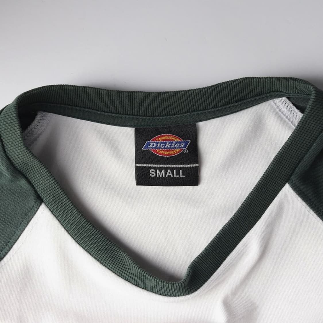 디키즈 로고 래글런 배색 반팔 티셔츠 S 상품이미지5