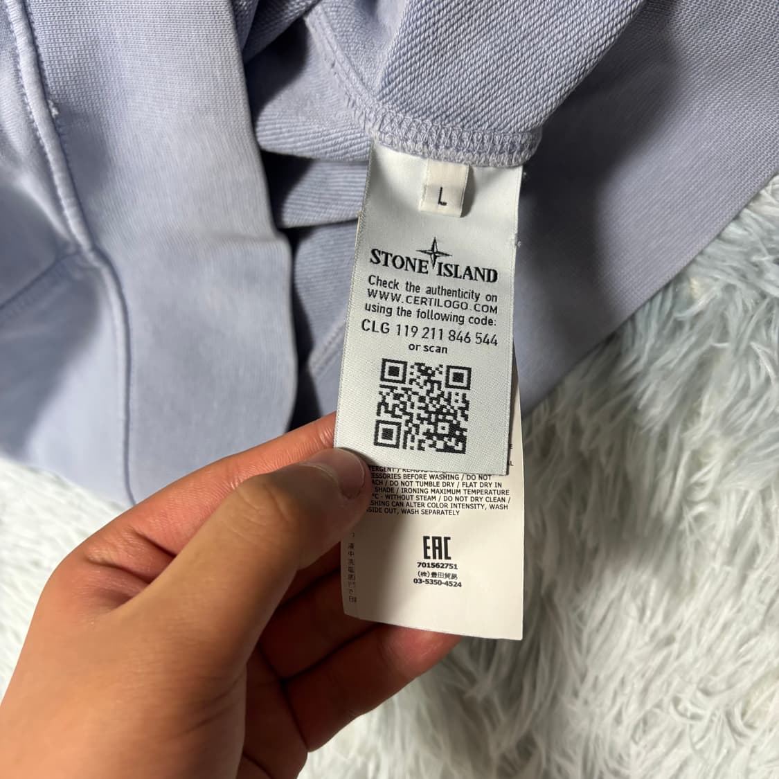 [L Size/정품감정서] 스톤아일랜드 맨투맨 상품이미지5