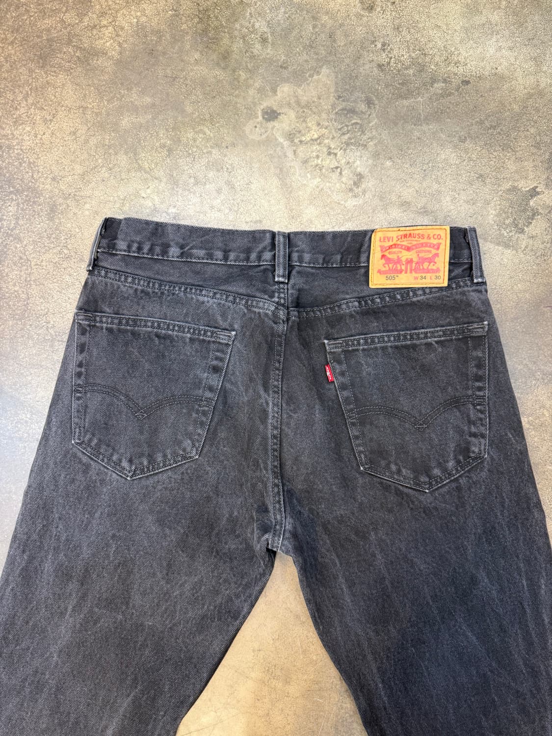 리바이스 흑청워싱 34(505) 상품이미지7