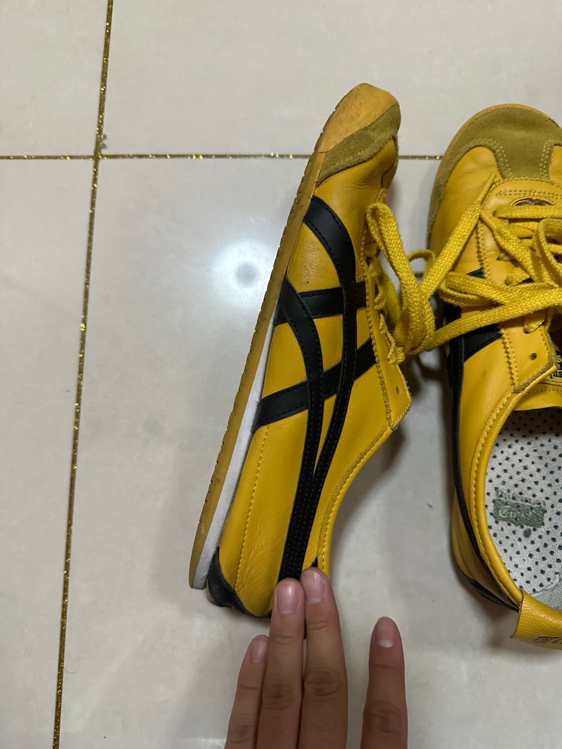 오니츠카타이거 멕시코66 옐로우 265 상품이미지4