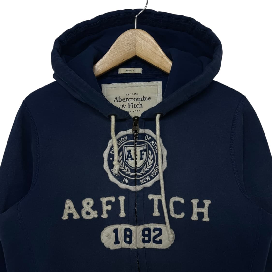 아베크롬비 아치로고 후드집업 상품이미지2