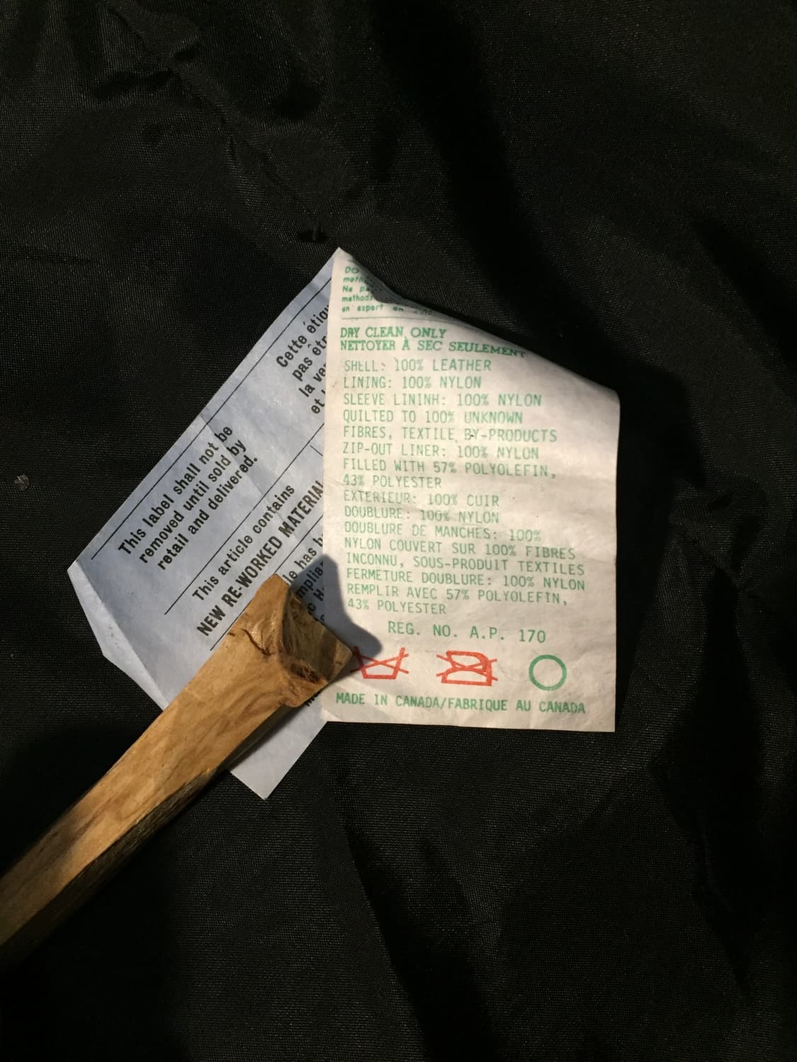 70‘s sears 레더 스포츠 카코트 상품이미지8