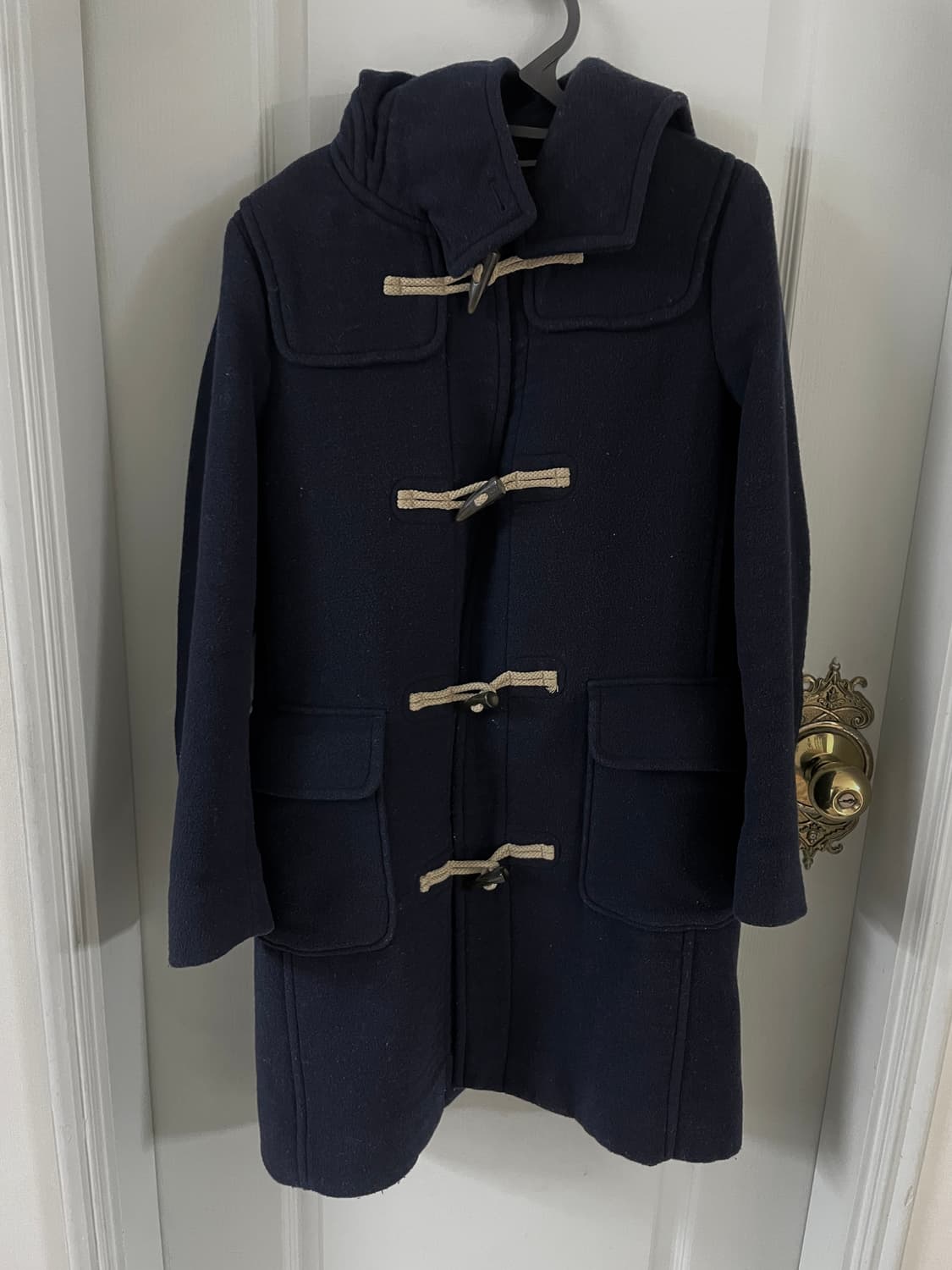 유니클로 2016 떡볶이코트 더플코트 네이비 L 상품이미지1