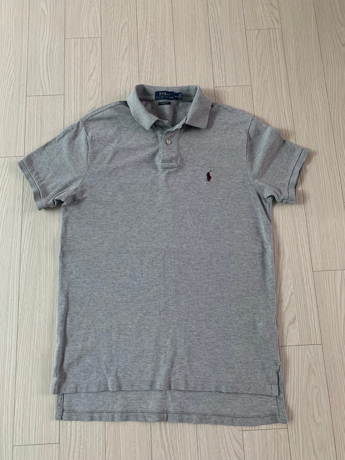 폴로 랄프로렌 그레이 반팔 카라티 상품이미지1