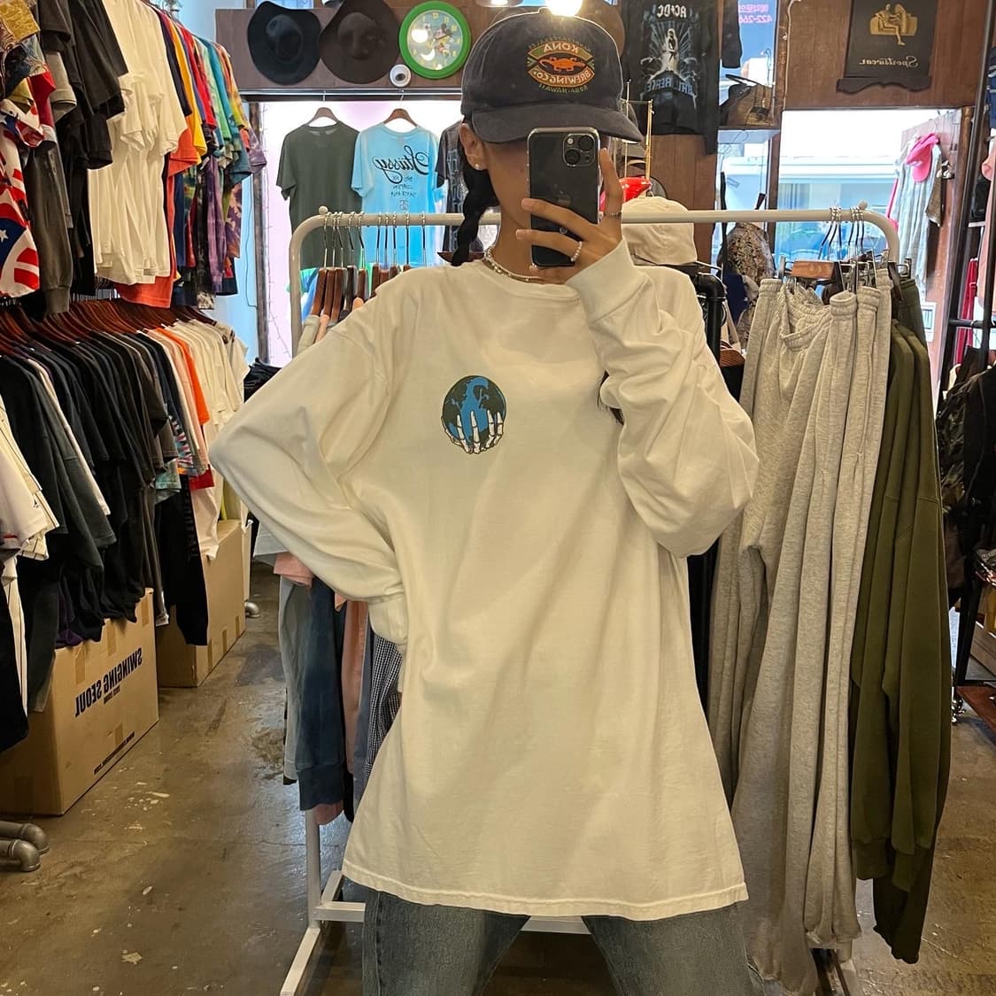 Stüssy worldwide long sleeves 상품이미지6