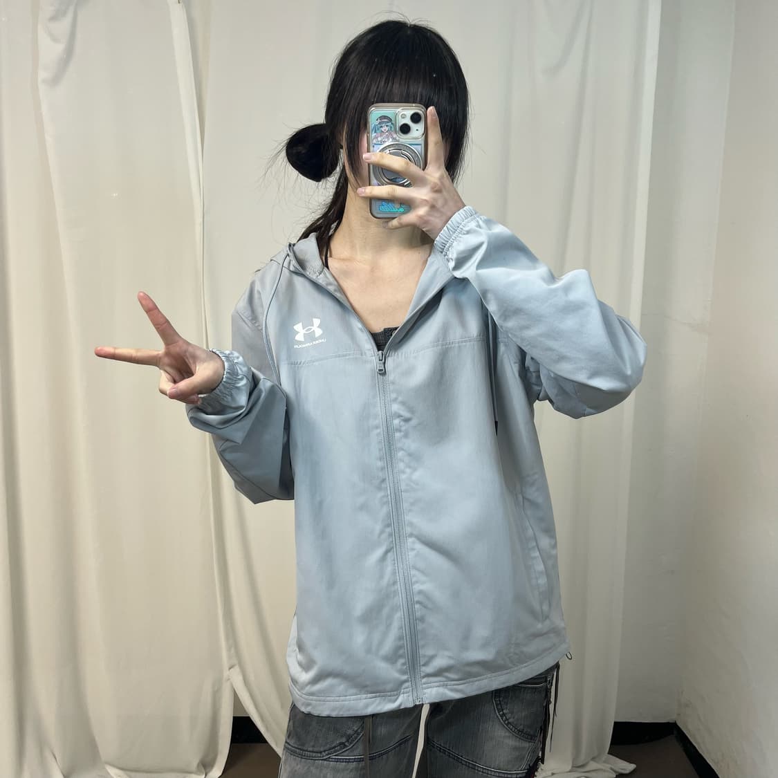 Under Armour Rival woven windbreaker 상품이미지3