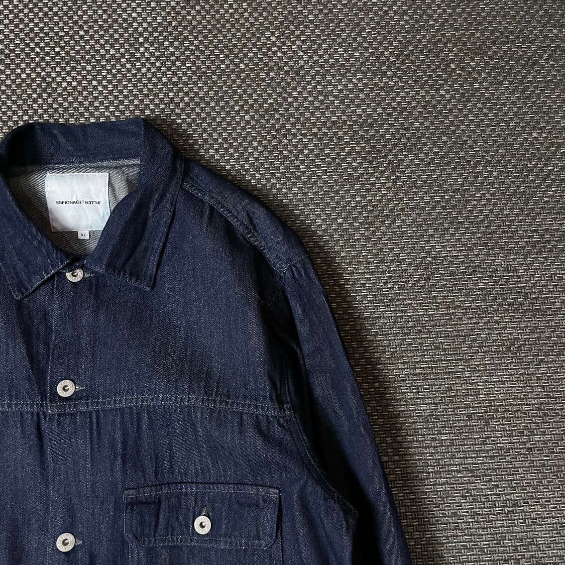 에스피오나지 진청 원포켓 데님 셔츠 자켓 XL 상품이미지3