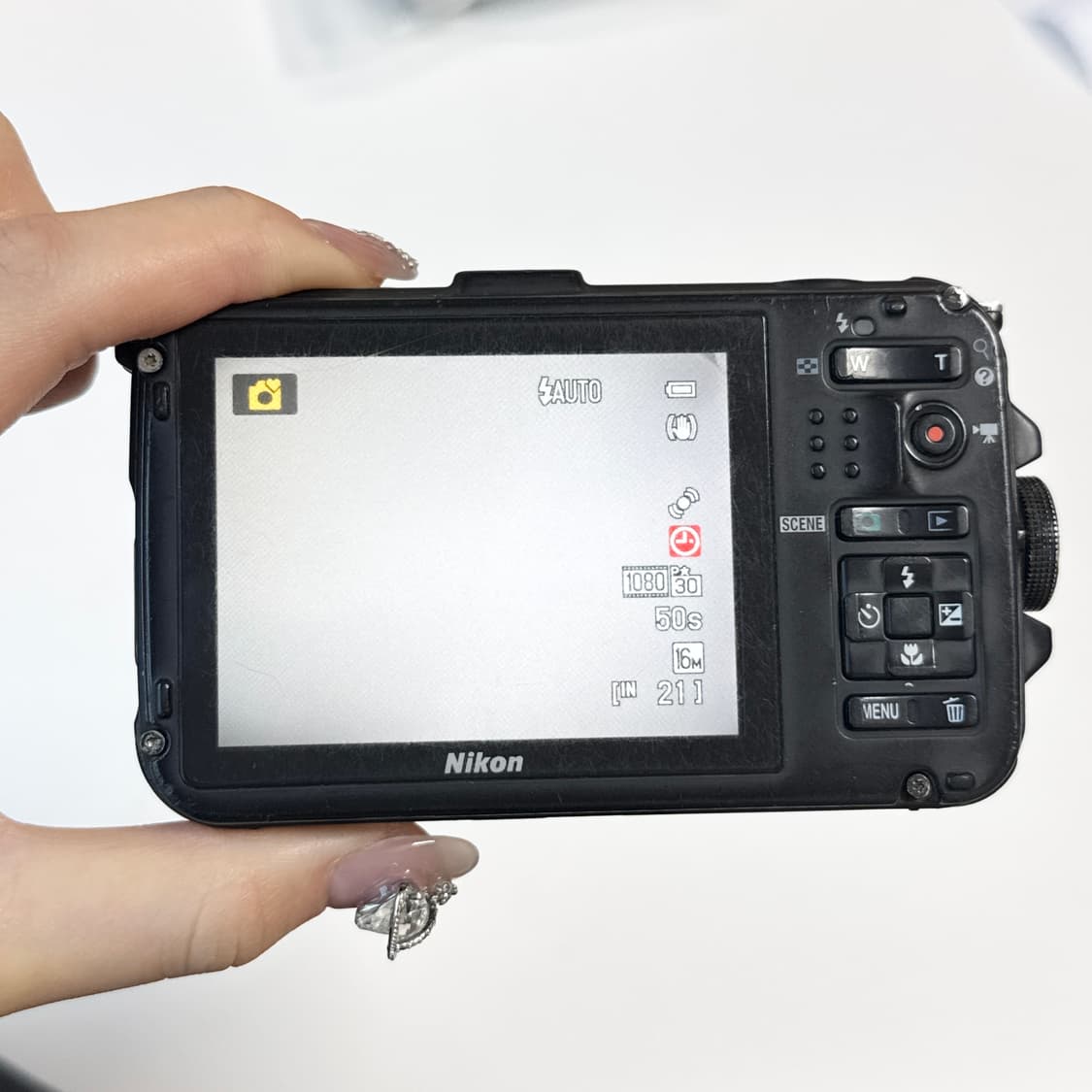 니콘 쿨픽스 AW100 오렌지 디지털 카메라 디카 상품이미지2