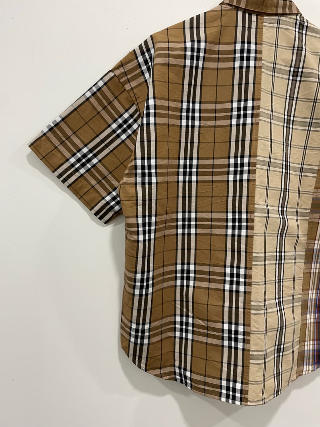 Beams heart 빔즈 하트 노바체크 반팔셔츠 상품이미지10