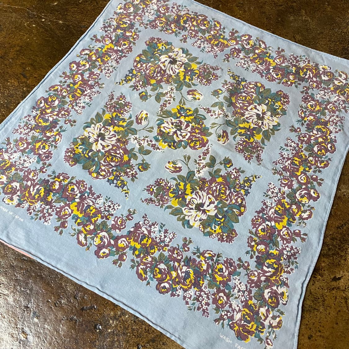 캐피탈 플라워 패턴 반다나 상품이미지2