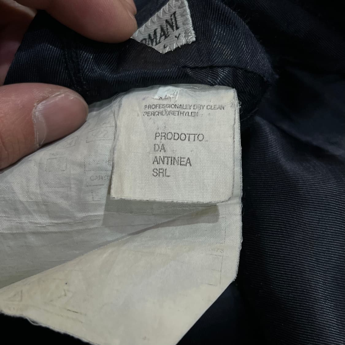  엠포리오 아르마니 히든버튼 코트 y14382 상품이미지7