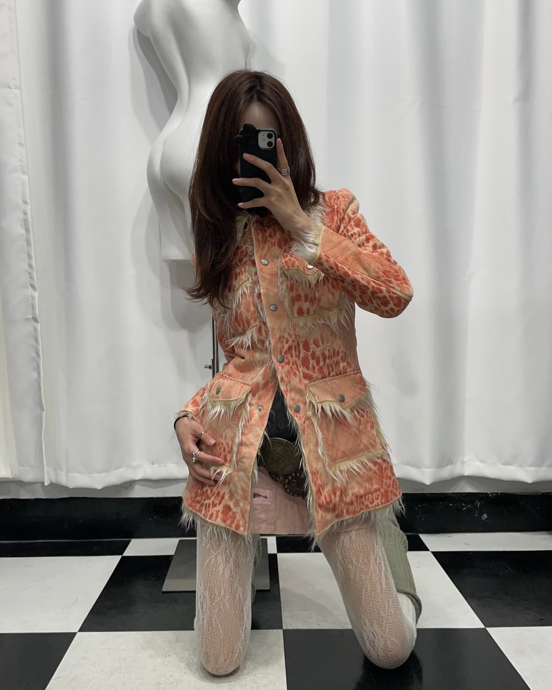 🎸오렌지 퍼 자켓🎸 상품이미지3